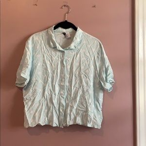 Baby blue blouse